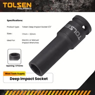 Tolsen Deep Impact Socket 1/2'' (17mm-32mm)