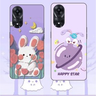 Realme 7 5g 7 Pro X7 Pro Realme 6 6i 6 Pro 5 5i 5 Pro C3 Narzo 20 Pro Purple Rabbit cute case casing cover