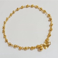 Anklet Exactly 916 Korean Gold Cop 916