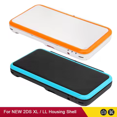 Black White Replacement Full Housing For NEW 2DS XL Shell Cover Case For Nintend NEW 2DS XL LL Game 