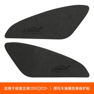 LOBOO ป้ายป้องกันถังน้ำมันรถจักรยานยนต์ ป้องกันการลื่นและทนทานต่อการสึกหรอ 3M สติกเกอร์สำหรับฮาร์ลีย