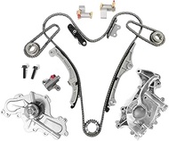3.5L 3.7L Engine Timing Chain Kit w/Water Pump Oil Pump Fits for Ford Edge Flex Taurus, for Lincoln 