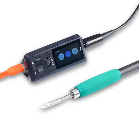 MINIWARE TS1M Mini Soldering Station 200W Max Power Digital Display High Precision Welding for House