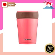 Zojirushi Stainless Steel Vacuum Insulated Food Jar Bento Lunch Box with Wide Mouth 360ml Pink SW-GD36-PP.