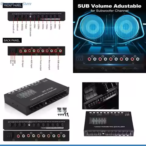 A2UC 7 Band Stereo for Ultimately Listening Pleasure Enhanced Sound Quality