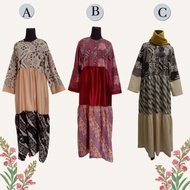 baju syari wanita+gamis kombinasi batik 