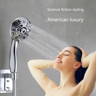 European American Australian 5-speed Household Bath Handheld Shower Head Five-Function Pressurized S
