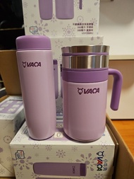 VACA小牛角保溫杯300ml+380ml不銹鋼套裝