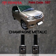Cat Oles Mobil Champagne Metalic 587 Toyota Avanza Kuning Metalik Cat Penghilang Baret Mobil Cat Oto