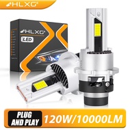 HLXG D2S Led D4S Headlight Canbus Bulbs 30PCS CSP D1S D5S D3S D8S D1R D4R D2R D3R D4R Led Super Brig