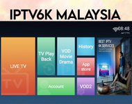 🇲🇾 IPTV6K LIVE TV HD VOD FAST RESPOND 4K 12K UHD