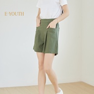 Eyouth 20168 Women Casual shorts Utility Pleat Shorts