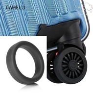 CAMELLI 3Pcs Rubber Ring, Silicone Thick Flat Luggage Wheel Ring, Durable Stretchable Diameter 35 mm Flexible Wheel Hoops Luggage Wheel