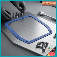 【SUFA】1pcs 93106 Silicone+Steel Transmission Oil Pan Gasket for Ford for AOD 4R70W