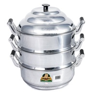 38cm - 3 Layer Aluminum Steampot Steamer Steam Pot