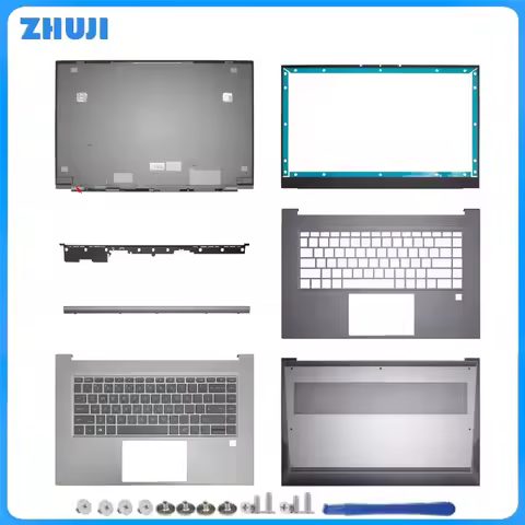 For ZBOOK 15 Studio Greate G7 G8 New Laptop LCD Back Cover Frame Bezel Palmrest Bottom Case M15647-0