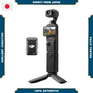【Excellent】 DJI Osmo Pocket 3 Creator Combo Vlogging Camera with 1-inch CMOS, 4K 120fps Video, 3-Axi