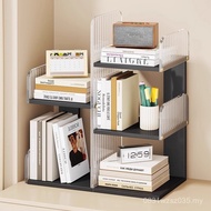 Book Storage Box Desktop Bookshelf Locker Multi-Layer Acrylic Small Book Desktop Book Layered Shelf 