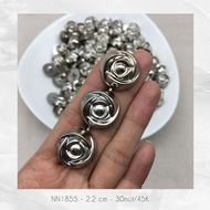 Set of 30 shirt buttons NN1855, size 2.2cm