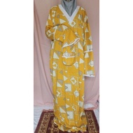 MUKENA ABAYA KATUN RAYON MOTIF SIZE XL