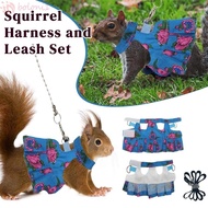 [COD] Ferret Harness Vest, Traction Rope Multicolor Ferret Harness and Leash Set, Adjustable Strap B