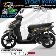 GEAR Sticker Cutting Gear 125 - Motorcycle Accessories Sticker Gear 125 AR2 04