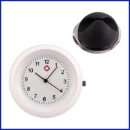 Chest Watch for Nurses Stethoscope Watch Attachment with Symbols Accurate Waterproof Brooch Fob Clip-on Pocket jiwph