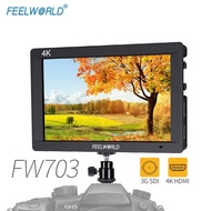 FEELWORLD FW703 3G SDI 4K HDMI Camera Field Monitor 7 Inch IPS Full HD 1920x1200 Portable DSLR Monit