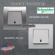SCHNEIDER VIVACE KB31D20NE_WE_G11 - WHITE / KB31D20NE - SILVER / KB31D20NEAS SWITCHED SWITCH