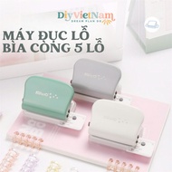 5-hole Notebook Hole Puncher – A5/A6/B5 Cover Puncher – Standard, Quiet, Accurate Punch