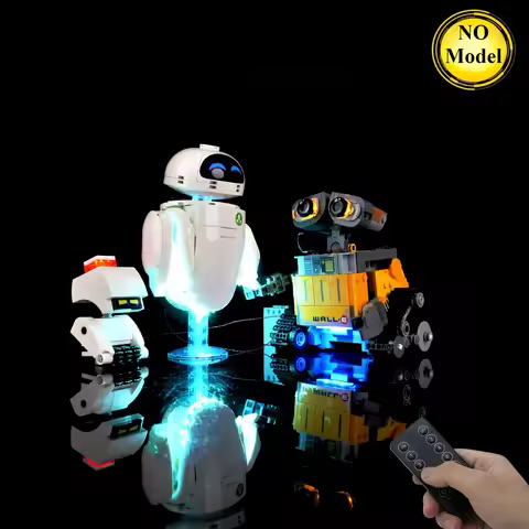 Led Light Kit for LEGO WALL E and EVE 43279 with Lamp Ideas Building Blocks (NOT Include The Model B