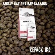 Molly Cat Shrimp &amp; Salmon 1KG Cat Food (REPACK)