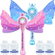 2 Pcs Bubble Wands for Kids Girls - LED Light & Music 7D16