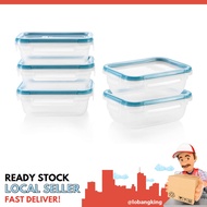 [sgstock] Snapware | Meal Prep and Food Storage Container Set | 5 Pack Rectangular Container Set with Lids | Microwave,