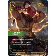 Riftbound: League of LegendsLee Sin - Ascetic Origins TCG Card Game 078/298