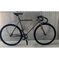 Cranston Fixie  Fixed Gear Bicycle. . Single Speed Bike .Cruz edition . Jet Graphite . With Brak