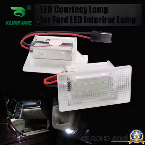 2PCS LED Courtesy lamp For Ford Focus MK1 facelift 2002-2005 Focus II Cabriolet DB3 2008-2021 OEM No