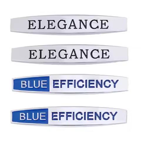3D Metal Car Front Fender Bagde Blueefficiency Emblem For E200 CDI Logo Blue Efficiency Mercedes W20