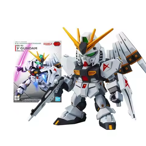 Bandai Original SD Gundam EX Standard Nu Gundam Gundam Model Kit Assembly/Assembly Premium Collectio