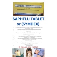 SAPHFLU TABLET ( SYMDEX-D) by 10s  UBO,SIPON,LAGNAT,BODY PAIN,ALLERGY