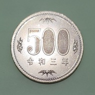 Uang Koin 500 Yen Jepang Reiwa Heisei baru