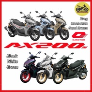 [100% ORI] AX200S AX200 BODY COVER SET WITH STRIPE SIAP STICKER COLOR PARTS ORIGINAL QJ MOTOR