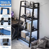 Furniture Rak ruang permainan Rak Besi 5 Tingkat Rack Metal Tempat Penyimpanan Serbaguna Rak Pajanga