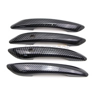 For Hyundai Elantra CN7 2021 2022 2023 2024 2025  Door Handle Cover Carbon Fiber Style With 2 Smart 