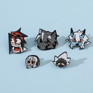 Cute Zenless Zone Zero Brooch Game Merch Von Lycaon Billy the Kid Metal Badge