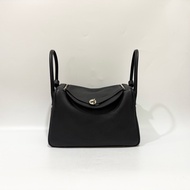 HERMES 89黑色銀釦TOGO皮LINDY34