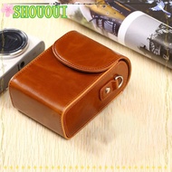 SHOUOUI Camera , Portable Shockproof Storage Bag, Adjustable Strap Waterproof Leather Protective Cov