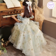 Children Dress Baby Girl Catwalk Performance Dress Girl Princess Dress Host Piano Performance Dress 