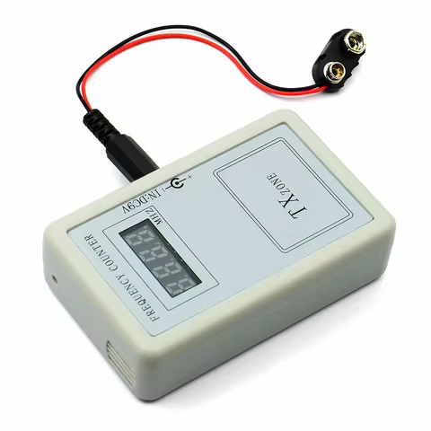 250-450MHZ Frequency Counter Indicator Detector DC7.5-10V Cymometer Remote Control Transmitter Frequ