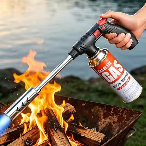 Extended Butane Torch Long Tube Gas Blow Torch For Outdoor Camping BBQ Soldering Welding Kitchen Coo